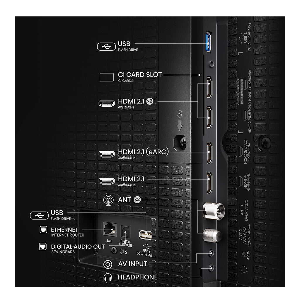 Hisense 100E7QTUK PRO QLED 100" Smart TV