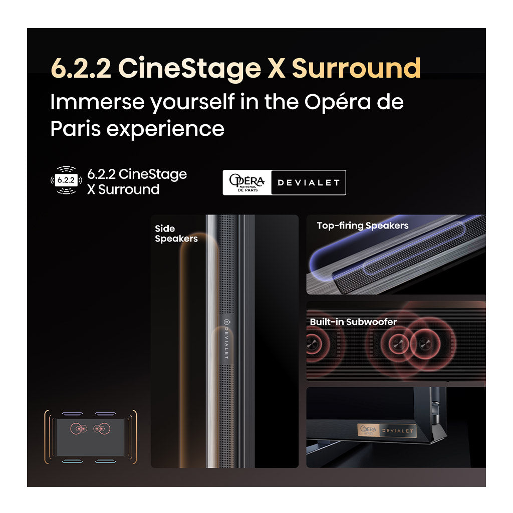 Hisense 116UXQTUK 116" RGB-MiniLED TV