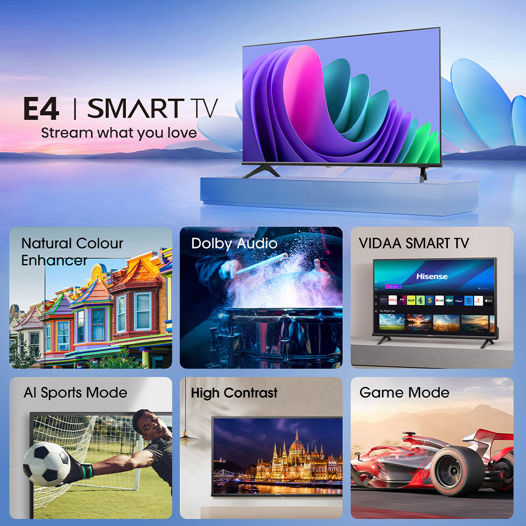 Hisense 40E4NTUK 40" FHD Smart TV