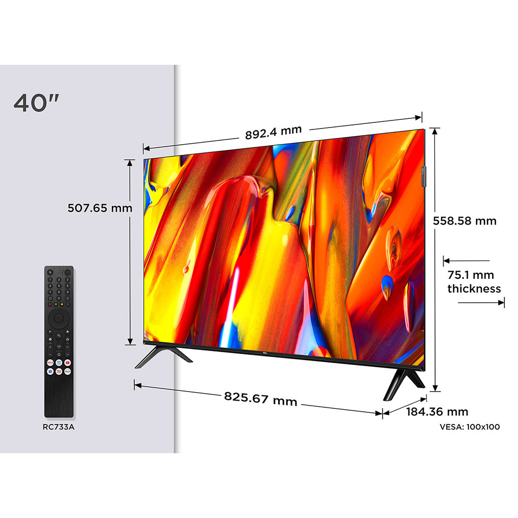 TCL 40V5C 40" Full HD QLED TV