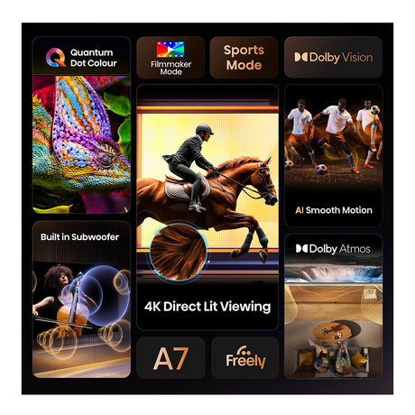 Hisense 50A7QTUK 50" QLED Smart TV