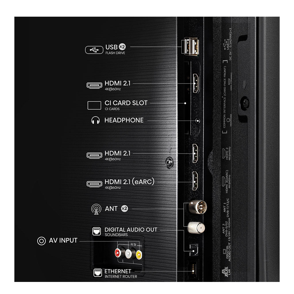 Hisense 50E7QTUK 50" QLED Smart TV