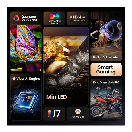 Hisense 50U7QTUK 50" ULED Smart TV