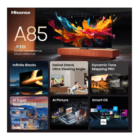 Hisense 55A85NTUK 55" OLED Smart TV