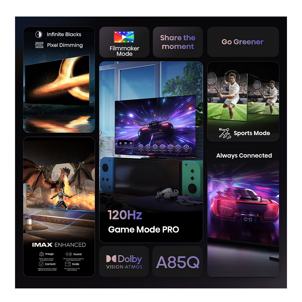 Hisense 55A85QTUK 55" OLED Smart TV