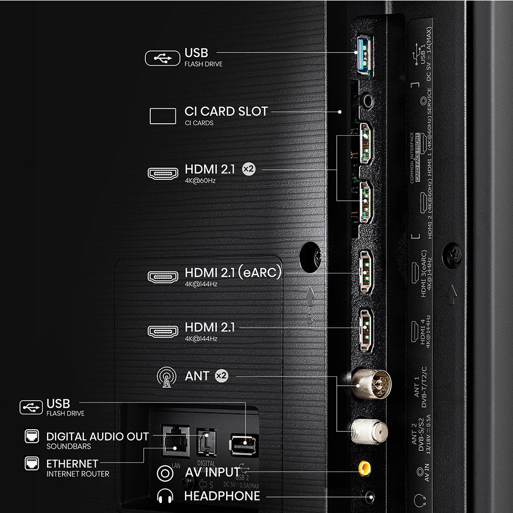 Hisense 55E7NQTUK PRO 55" QLED 4K Smart TV