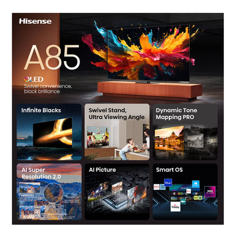 Hisense 65A85NTUK 65"OLED Smart TV