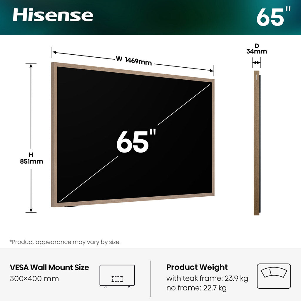 Hisense 65S7STUK 65" 4K Canvas TV