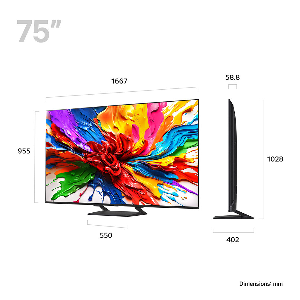 LG 75QNED93A6A 75" 4K QNED evo TV