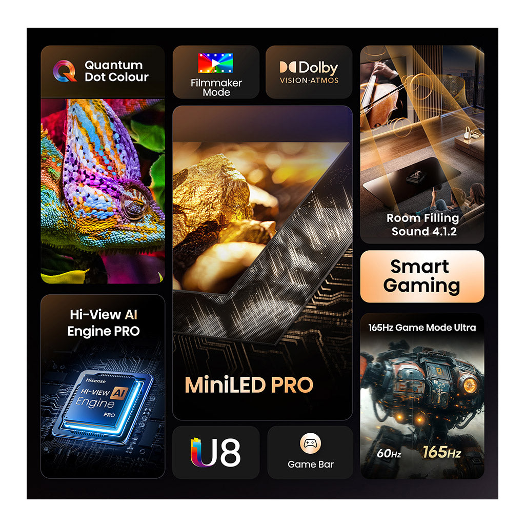 Hisense 85U8QTUK 85" ULED Smart TV