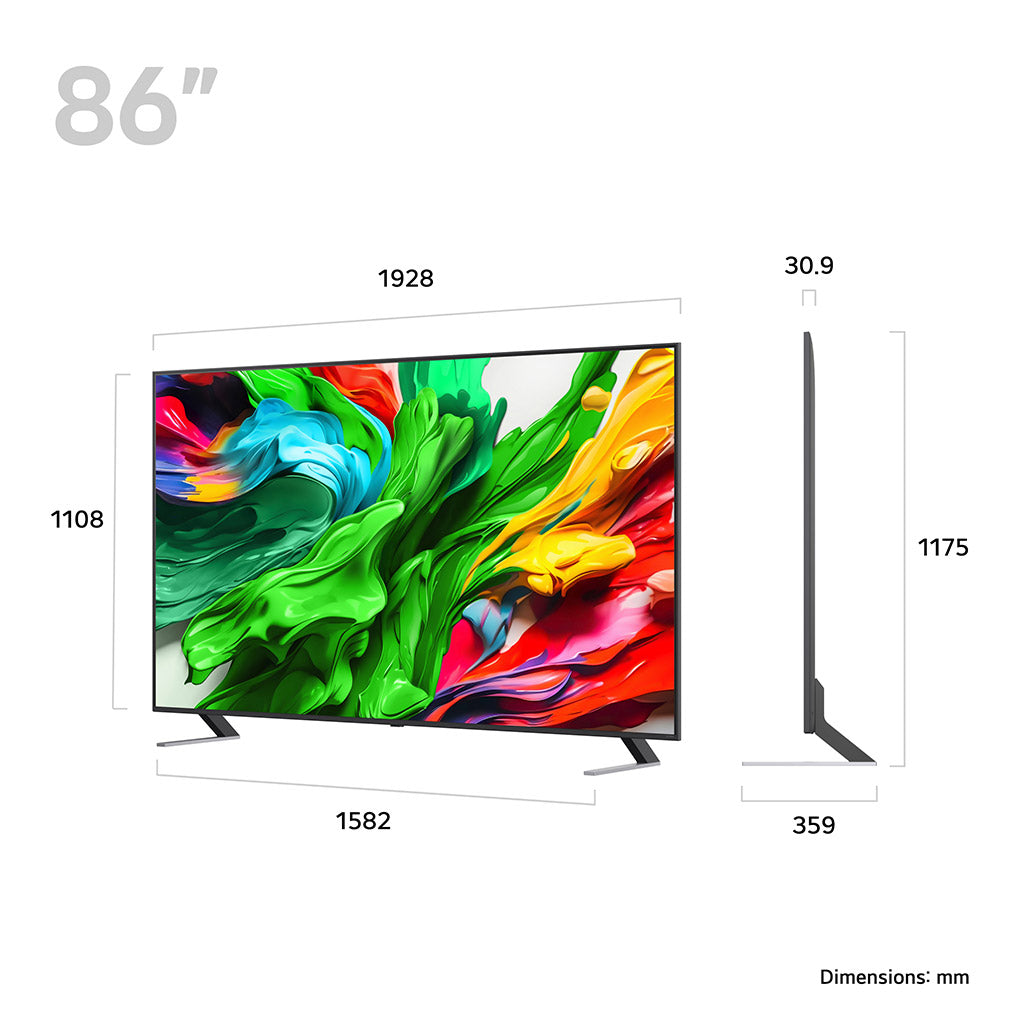 LG 86QNED85A6C 86" 4K QNED evo TV