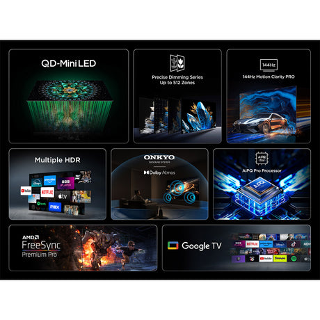 TCL 98Q6C-UK 98" 4K UHD QD-Mini LED TV