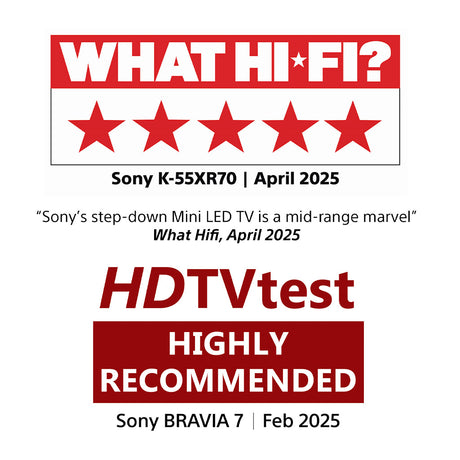 Sony BRAVIA 7 K55XR70PU 55" 4K Mini LED TV