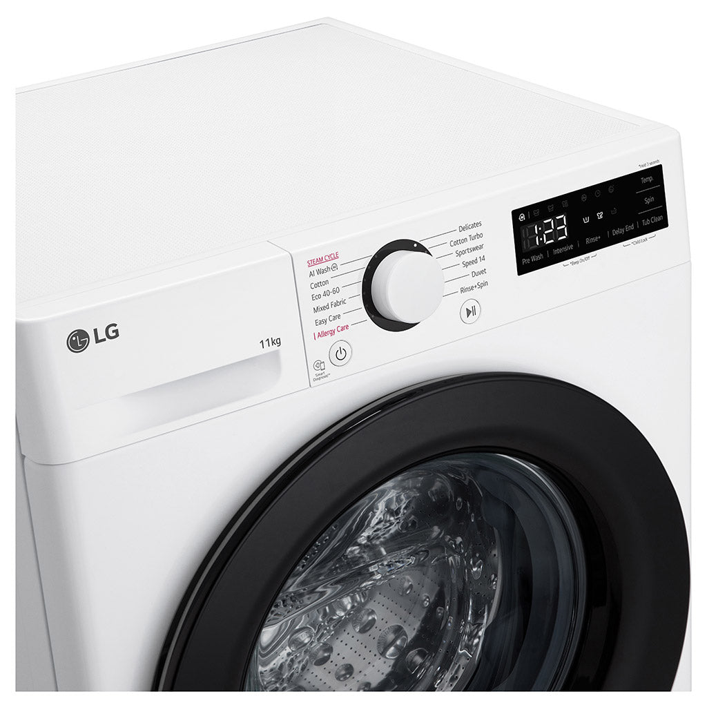 LG F4Y511WBLN1 11kg Steam Washing Machine