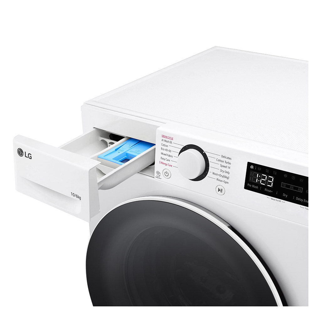 LG FWY606WWLN1 10 / 6kg Washer Dryer
