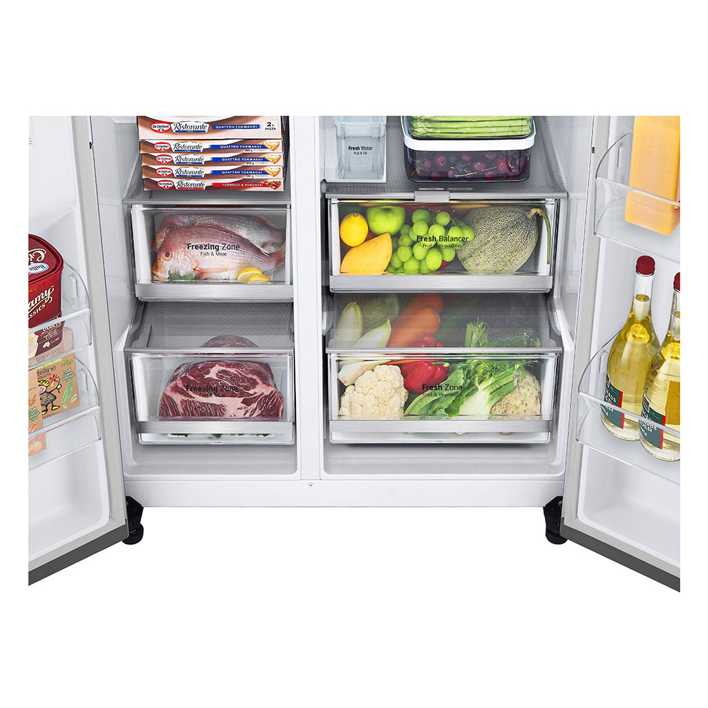 LG InstaView GSGV81PYLL American-Style Smart Fridge Freezer
