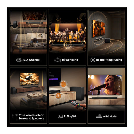 Hisense AX5140Q 5.1.4 Ch Soundbar System