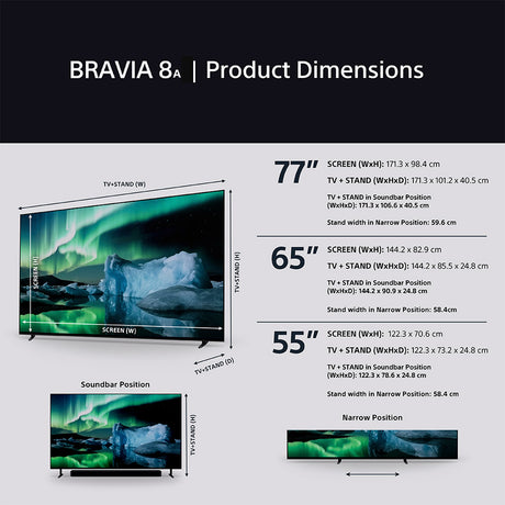 Sony BRAVIA 8A K65XR8AU 65" 4K OLED TV