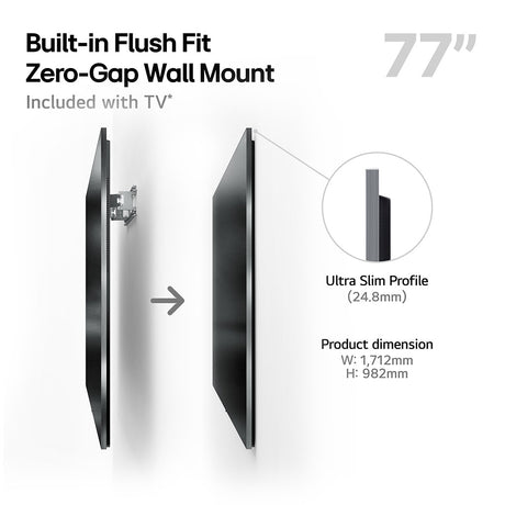 LG OLED77G54LW 77" 4K OLED evo TV