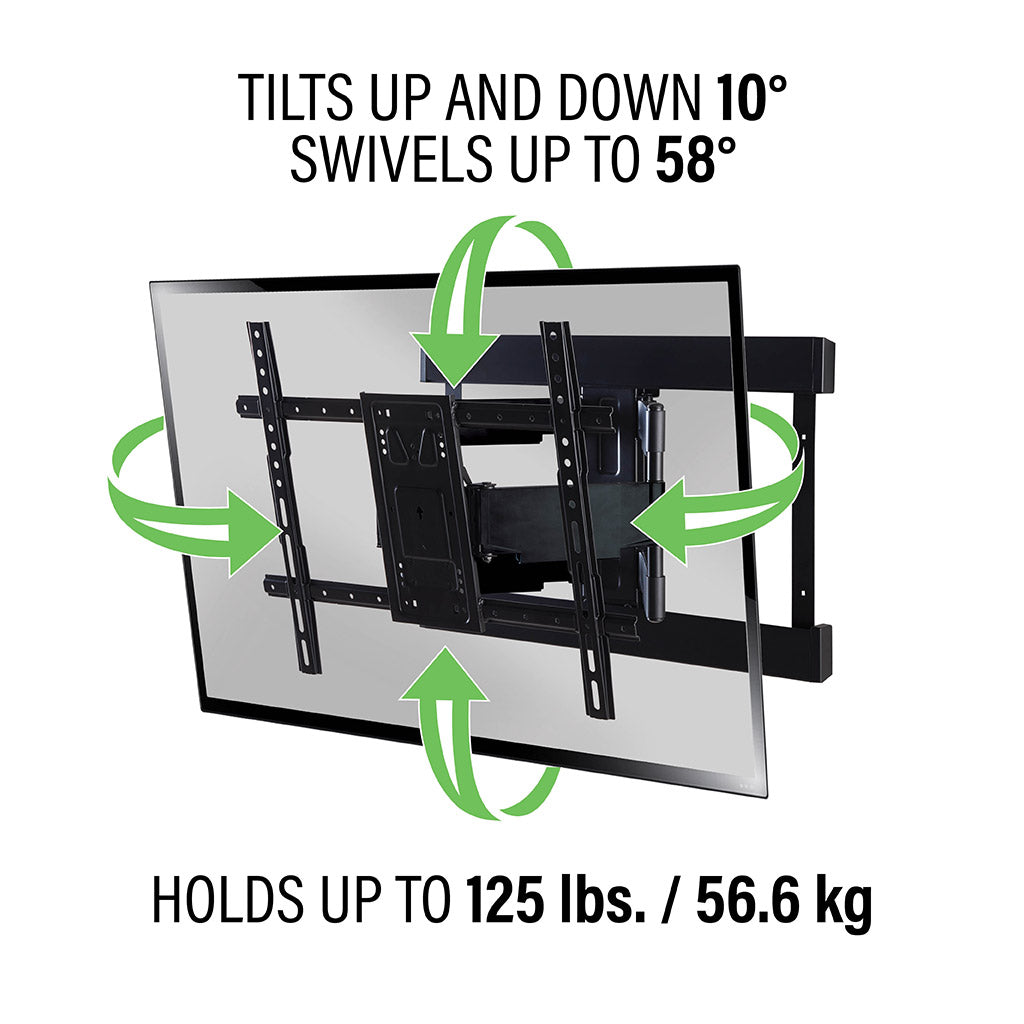SANUS VLFS820-B2 Super Slim Full-Motion Wall Mount 40"-90"