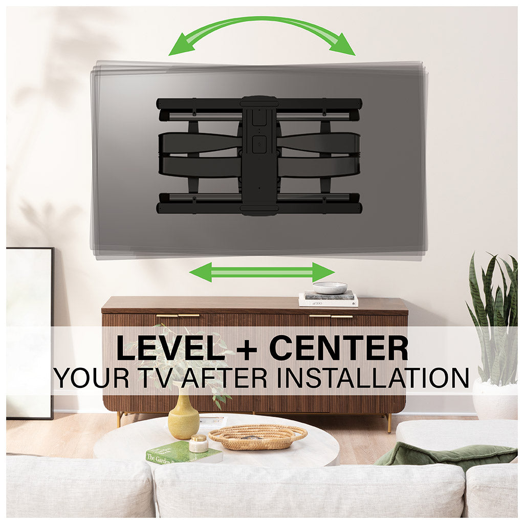 SANUS VXF830-B2 Full-Motion Wall Mount for TVs 65"-100"
