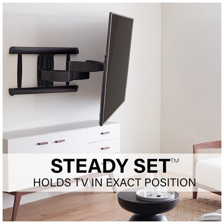 SANUS VXF830-B2 Full-Motion Wall Mount for TVs 65"-100"