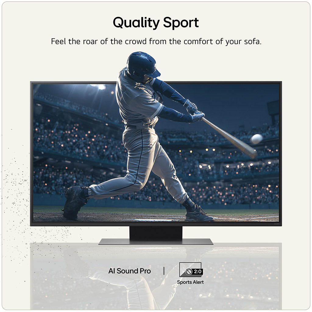 LG 43QNED87B6A 43" 4K QNED evo MiniLED AI TV