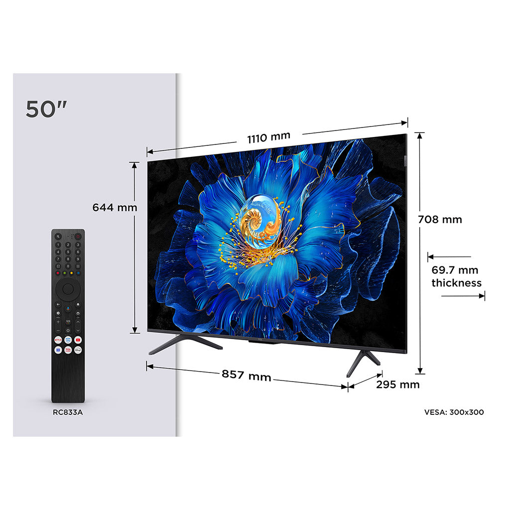 TCL 50C6KS 50" 4K UHD QD-Mini LED TV