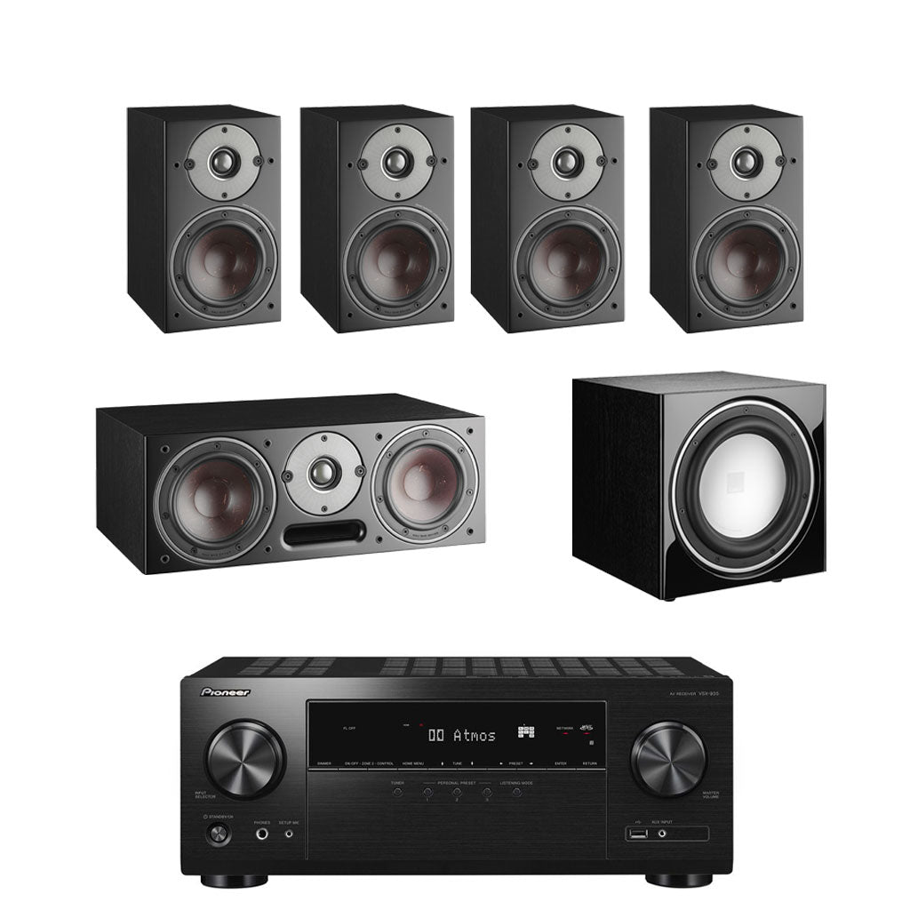 Pioneer-VSX-935 - Dali Oberon 1 5.1 Speaker Package