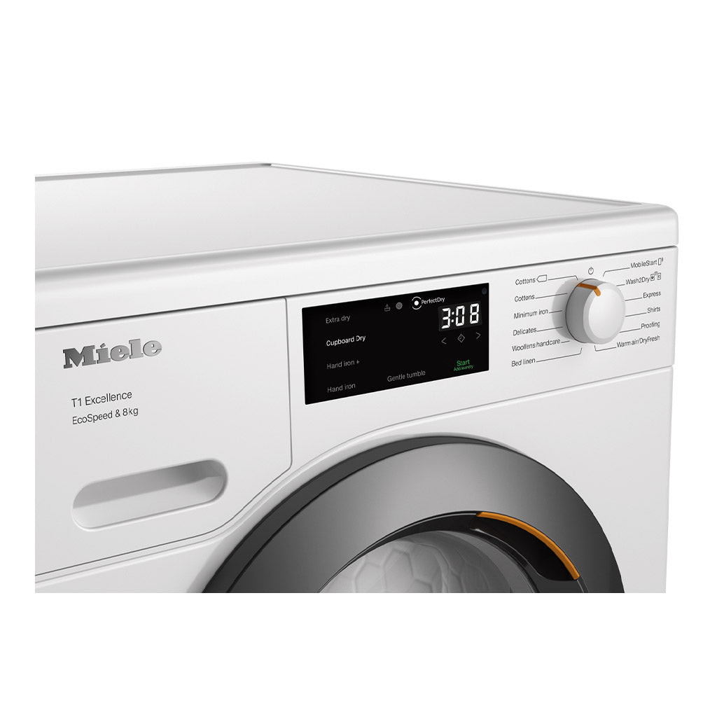 Miele TEC645WP EcoSpeed 8kg Tumble Dryer