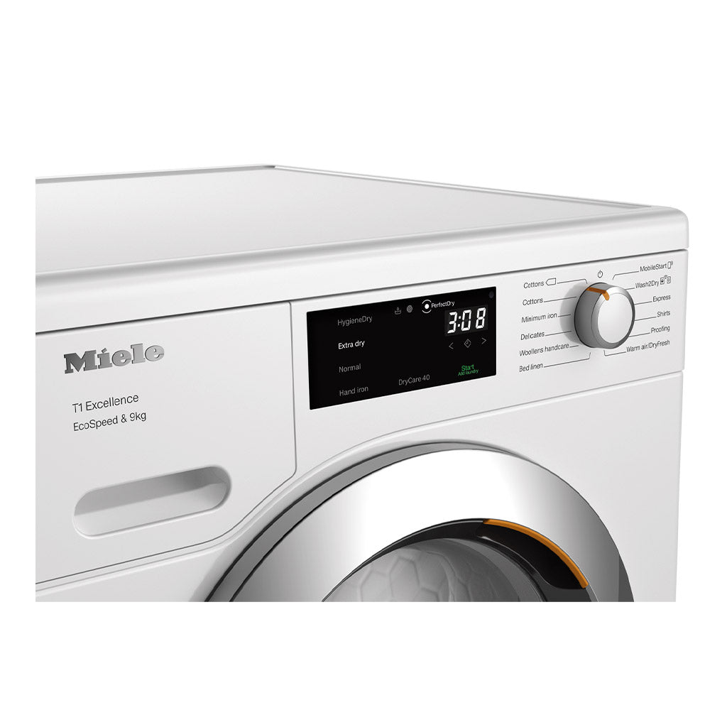 Miele TEH785WP EcoSpeed 9kg Tumble Dryer