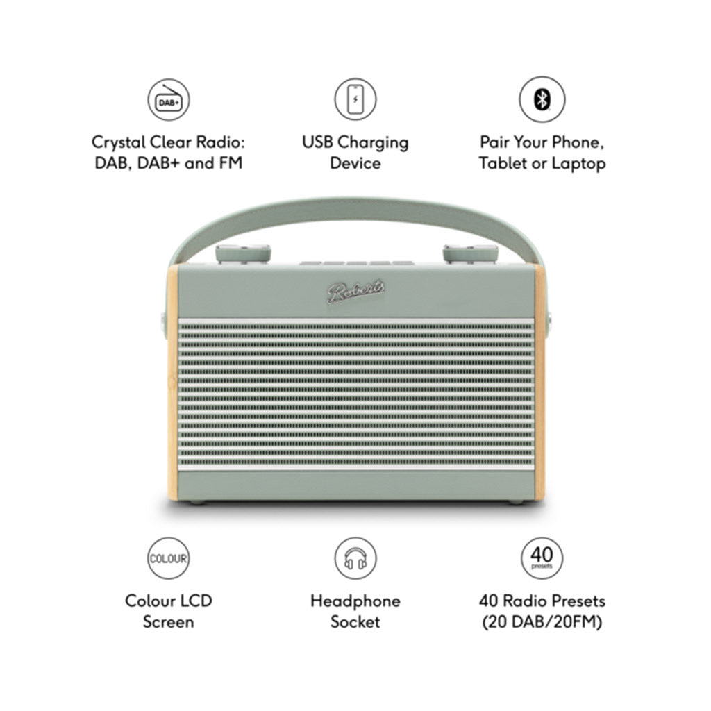Roberts Rambler Classic FM, DAB+ Radio with Bluetooth