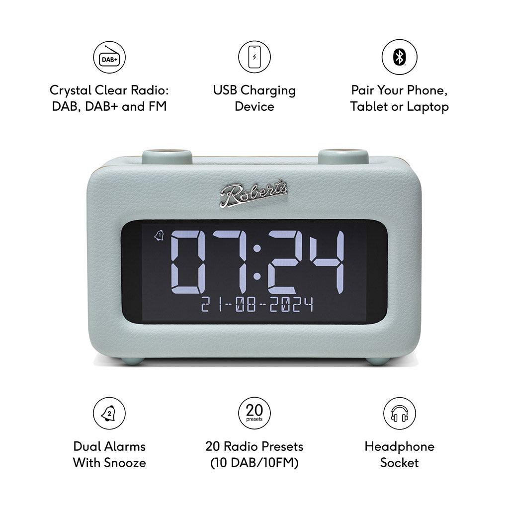 Roberts Revival Rest DAB/DAB+/FM RDS Radio with Alarm