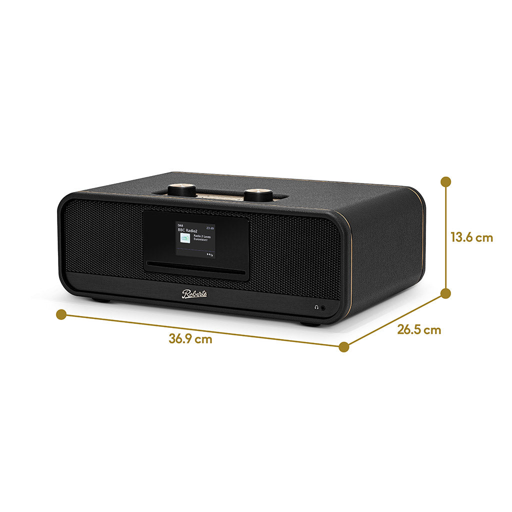 Roberts Revere 300 DAB+/FM Stereo Sound System with CD, Bluetooth & USB Playback