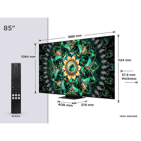 TCL 85Q7C-UK 85" 4K UHD QD-Mini LED TV