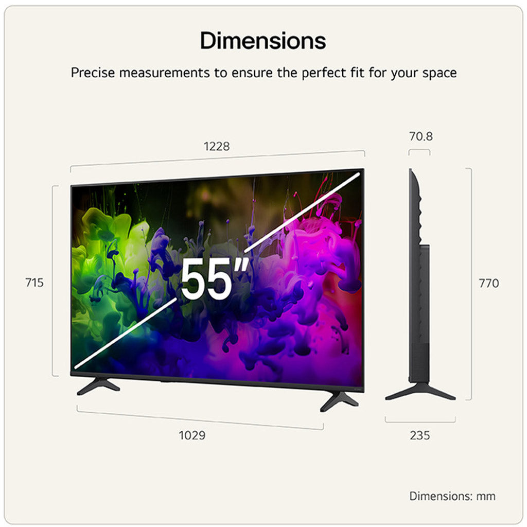 LG 55QNED7EB3C 55" 4K QNED MiniLED AI TV