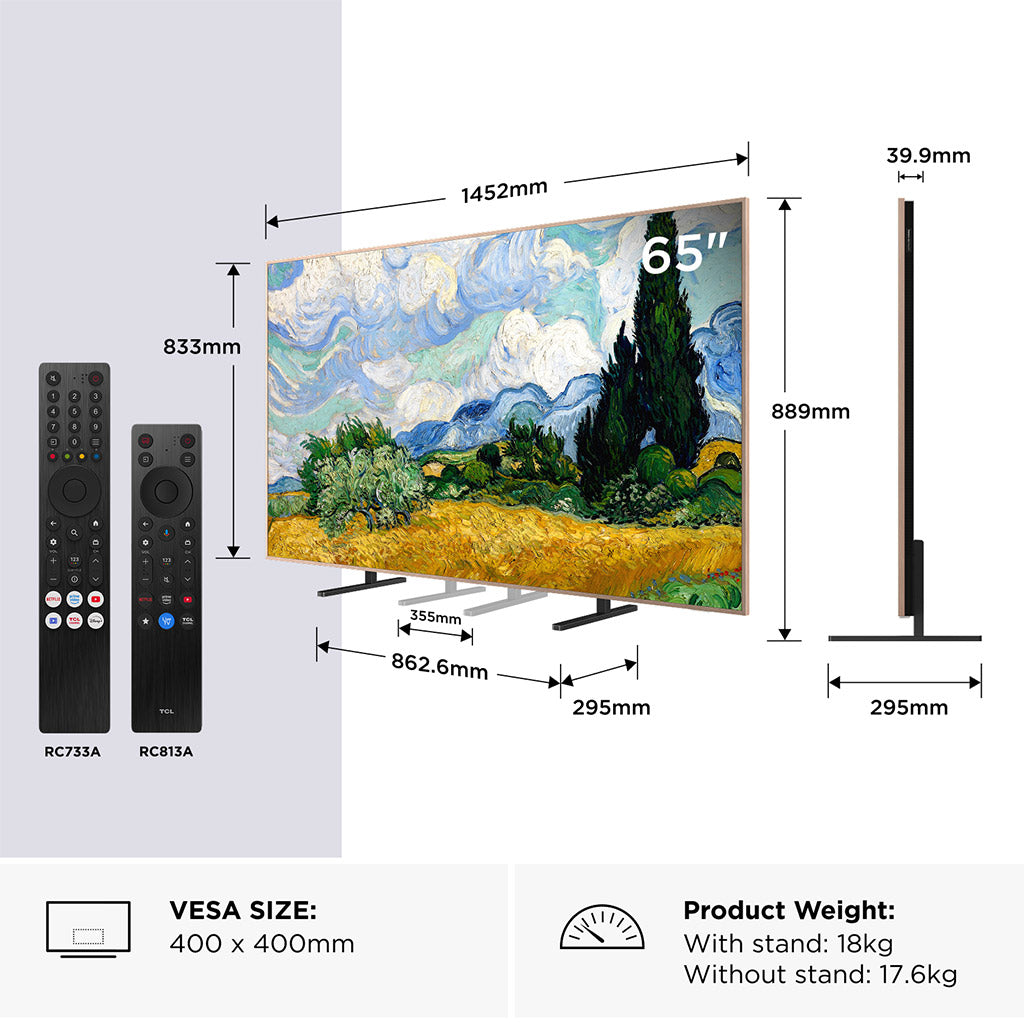 TCL NXTVision 65A400 PRO-UK 65" QD-Mini LED TV