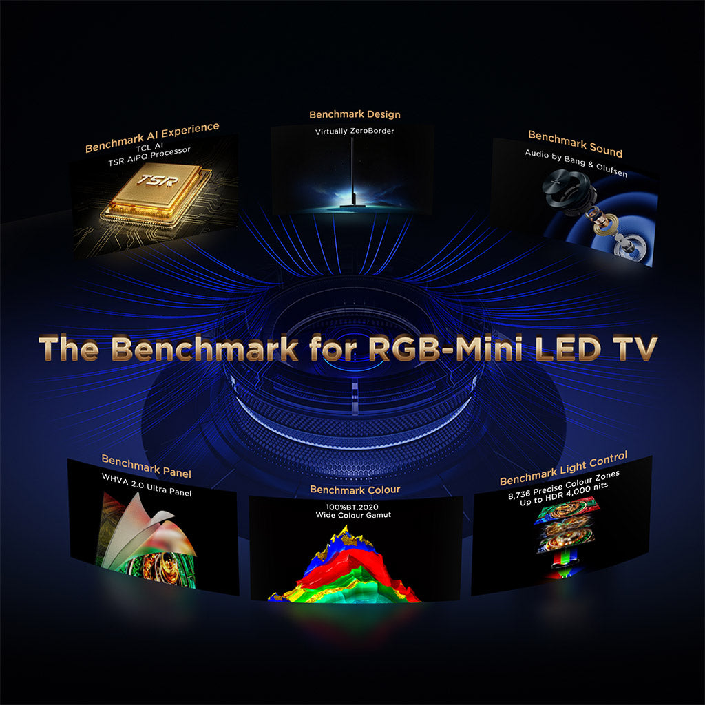 TCL 85RM9L-UK 85" 4K RGB-Mini LED TV