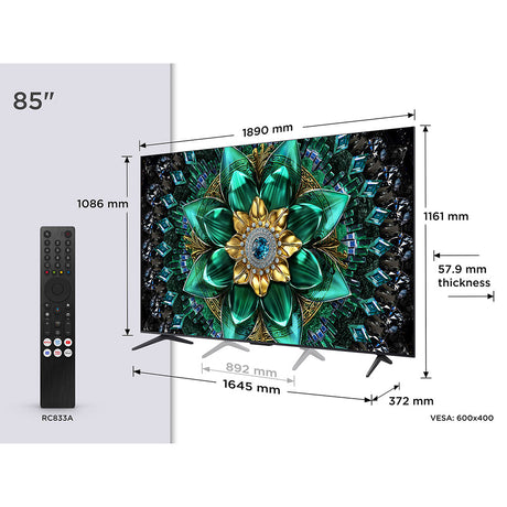 TCL 85Q6C 85" 4K UHD QD-Mini LED TV