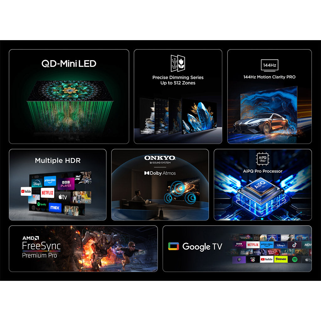 TCL 85Q6C 85" 4K UHD QD-Mini LED TV