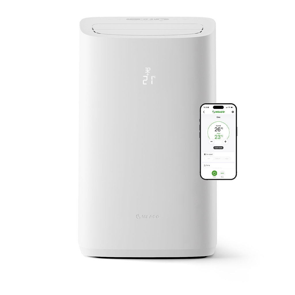 Meaco Cirro+ 14000 BTU Super Quiet Inverter Smart Portable Air Conditioner - Cooling Only