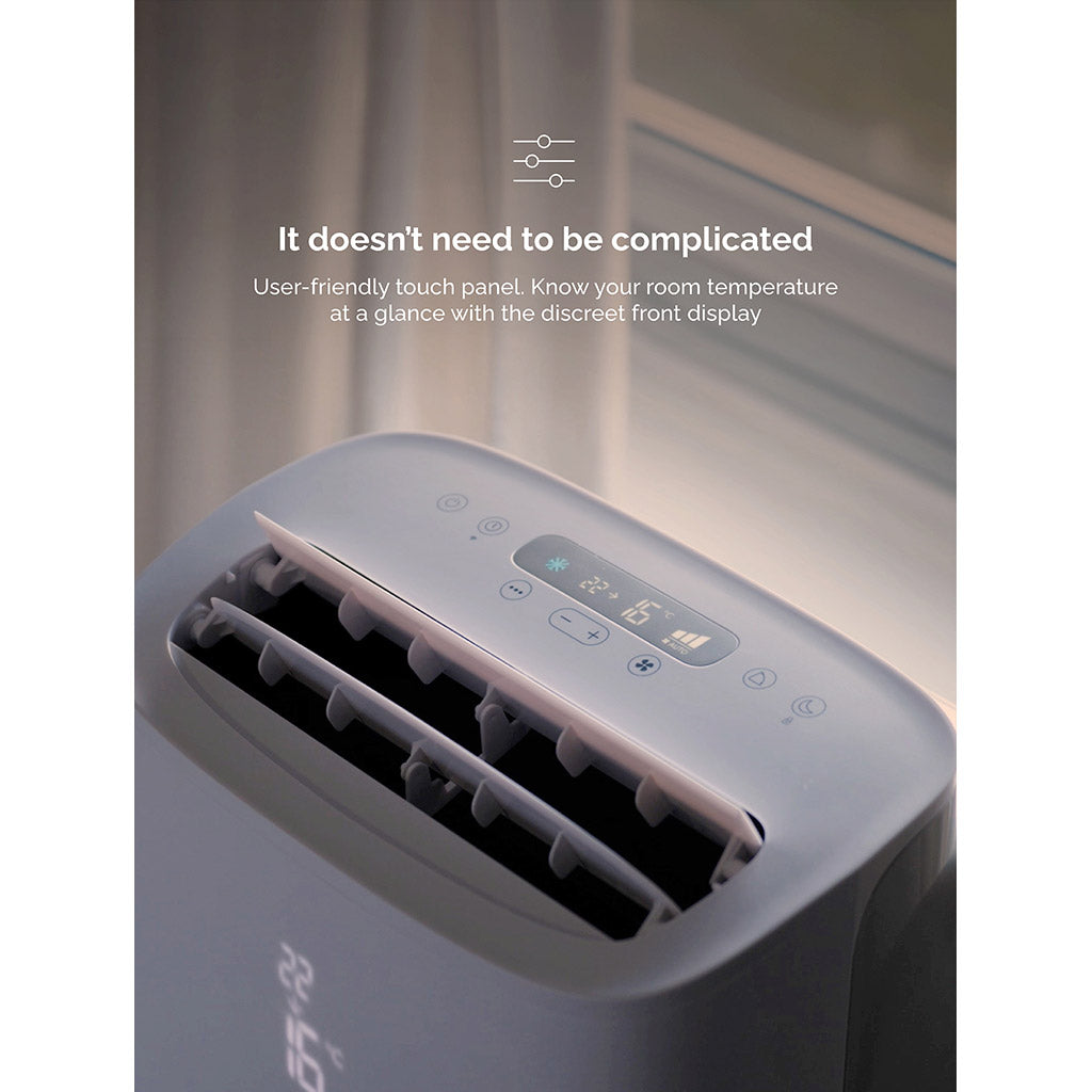 Meaco Cirro+ 14000 BTU Super Quiet Inverter Smart Portable Air Conditioner - Cooling Only