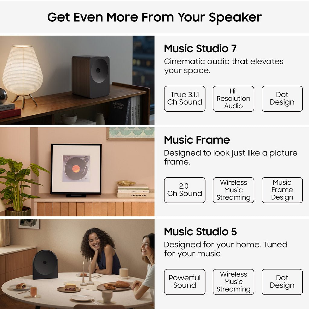 Samsung HW-LS71H Multi-Directional WiFi-Bluetooth Wireless Speaker