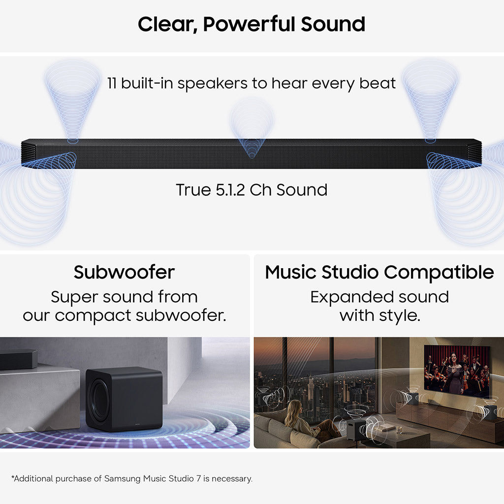 Samsung HW-Q800H 5.1.2 Ch Soundbar with Subwoofer