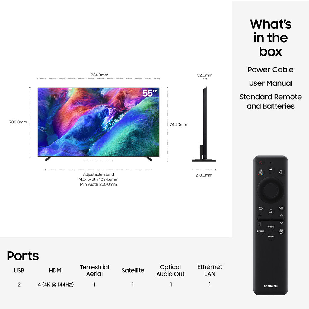 Samsung MRE55R85HA 55" Micro RGB 4K TV