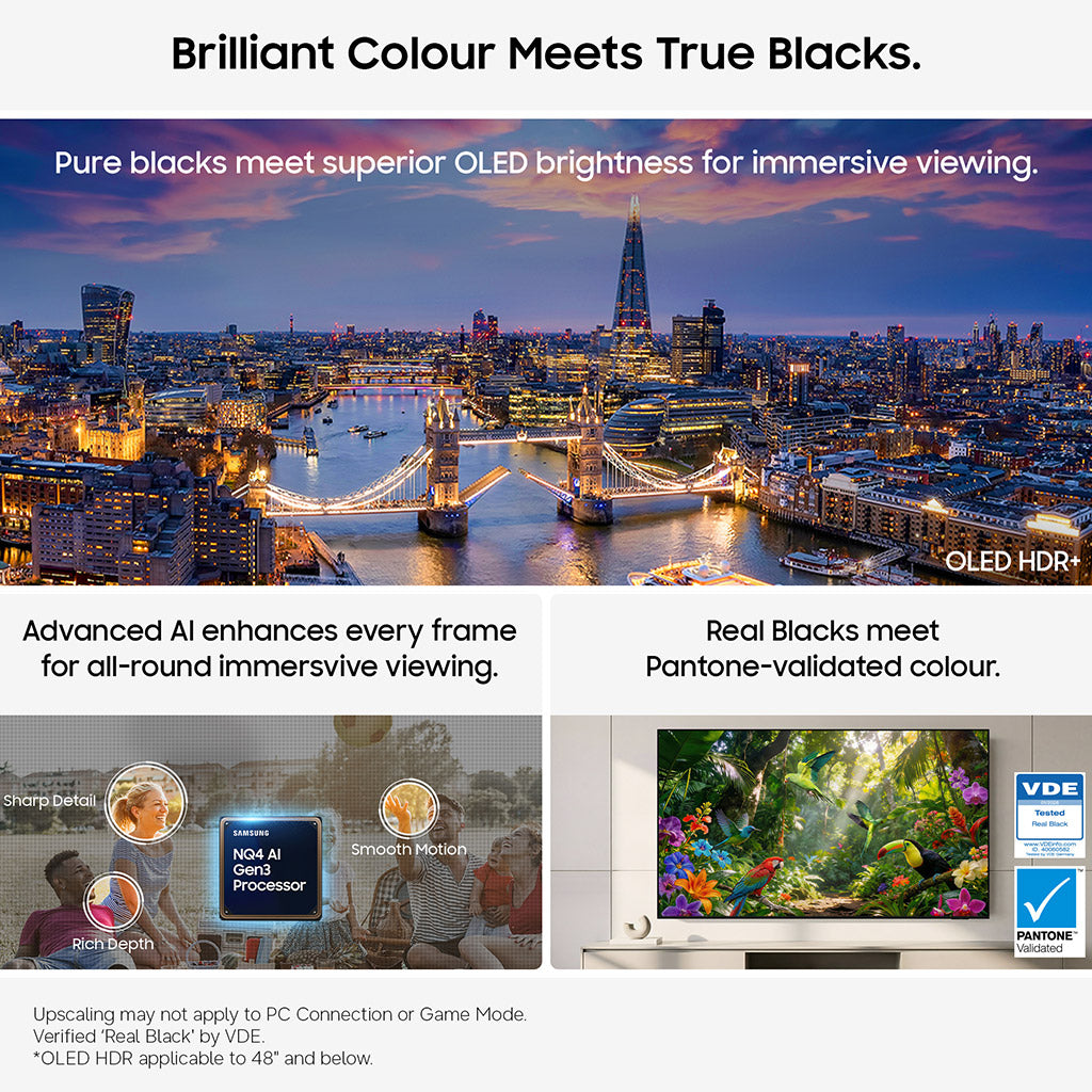 Samsung OLED QE42S90HA 42" Vision AI 4K TV