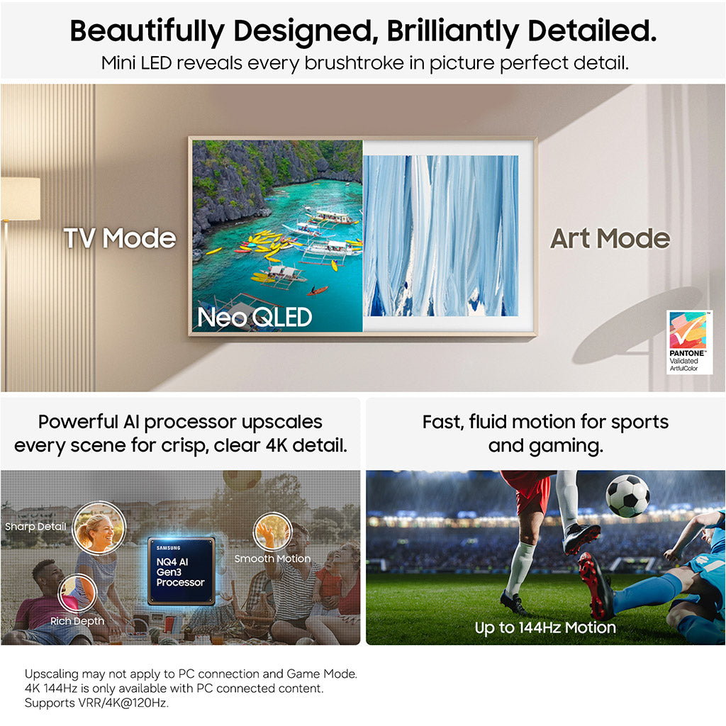 Samsung QE55LS03HW 55" Frame Pro Vision AI 4K TV