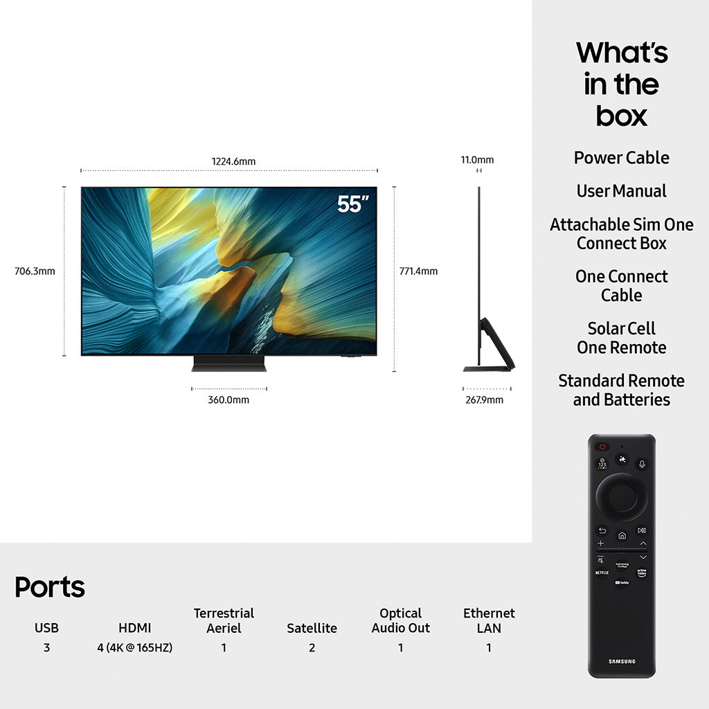 Samsung QE55S95F 55" 4K OLED TV