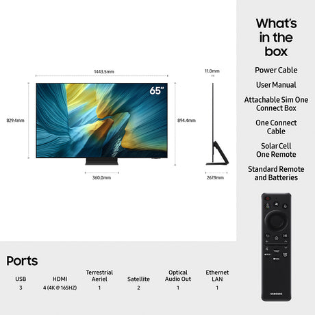 Samsung QE65S95F 65" 4K OLED TV