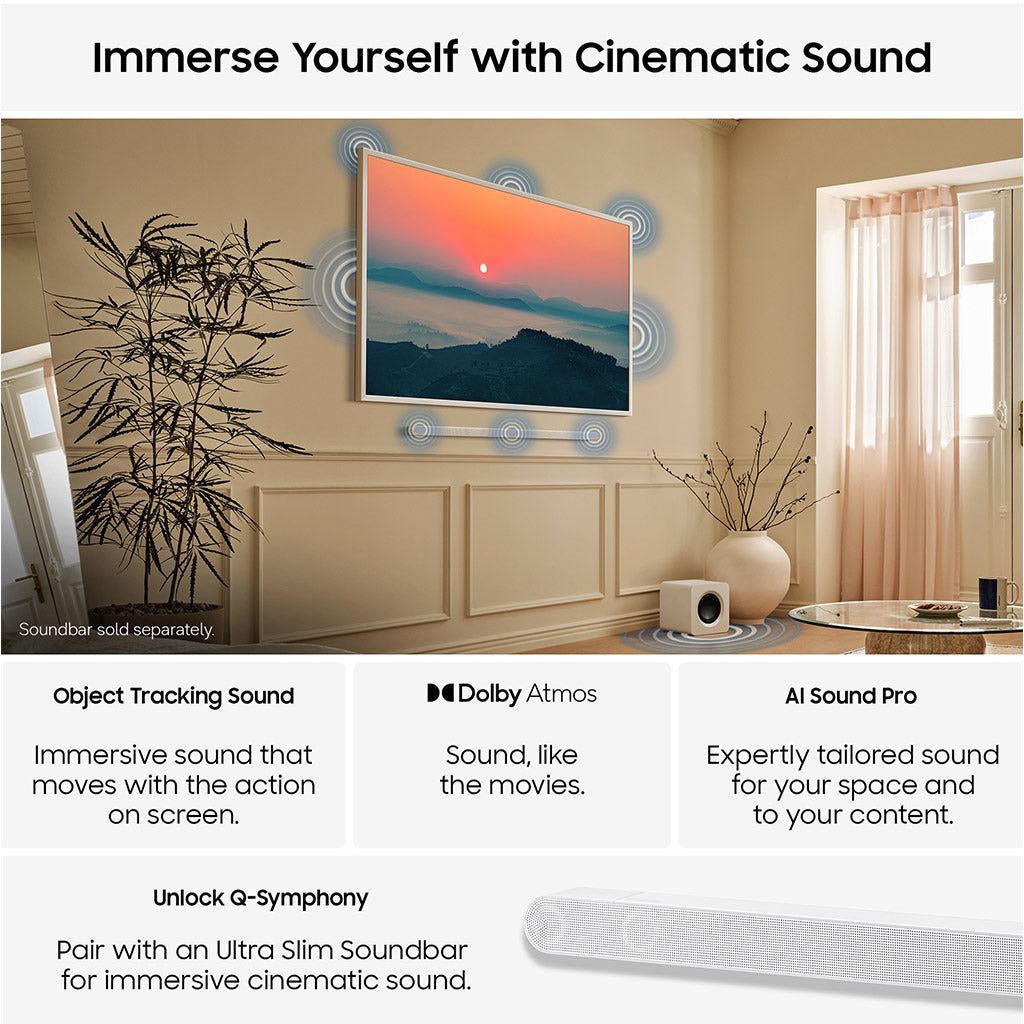 Samsung QE75LS03HW 75" Frame Pro Vision AI 4K TV